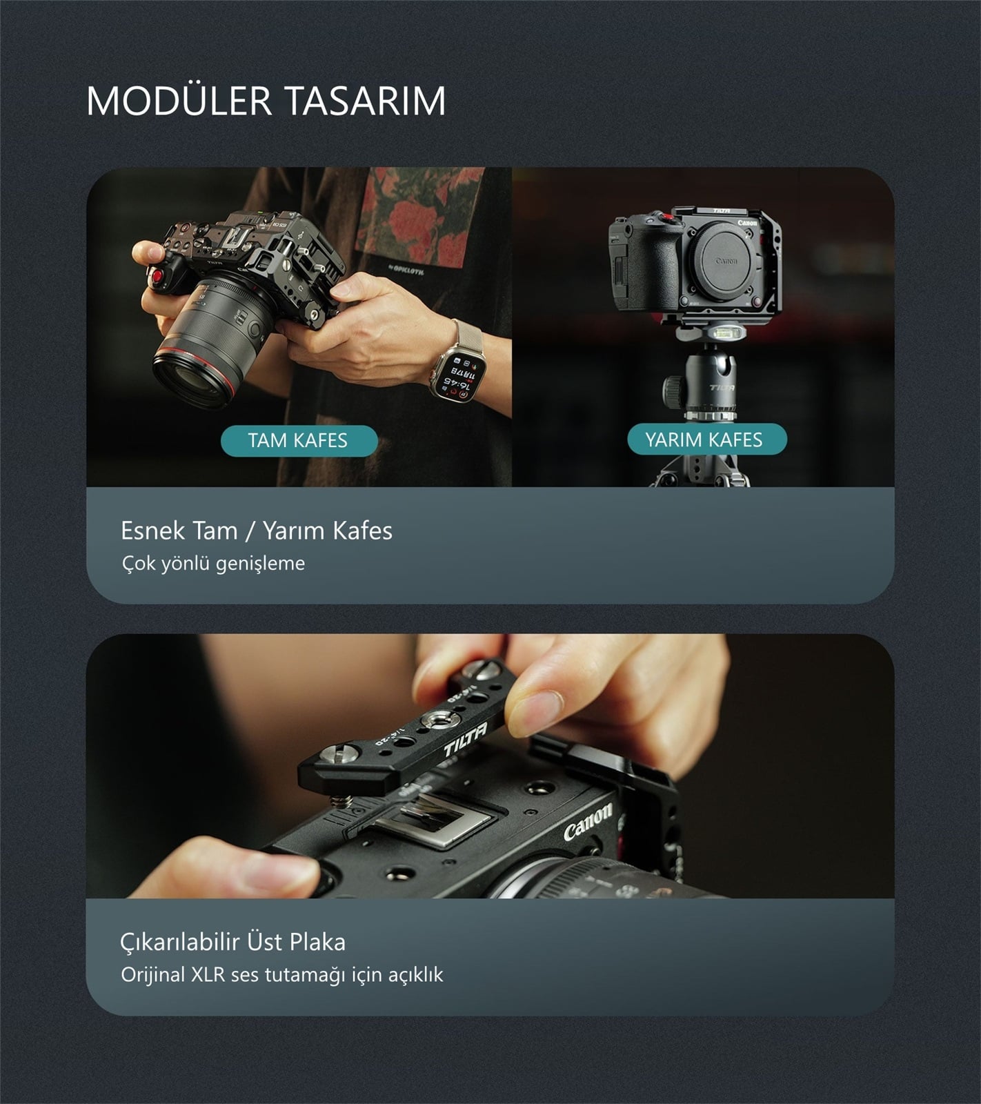 Tilta Canon C50 Kamera Kafesi Temel Kit