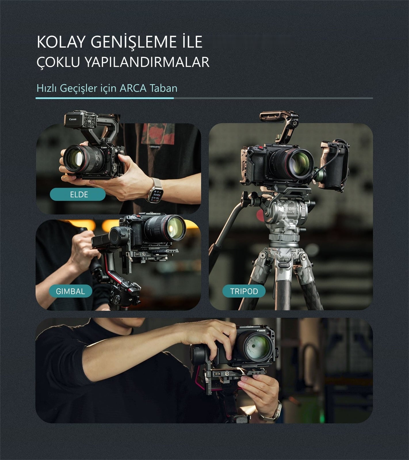 Tilta Canon C50 Kamera Kafesi Temel Kit