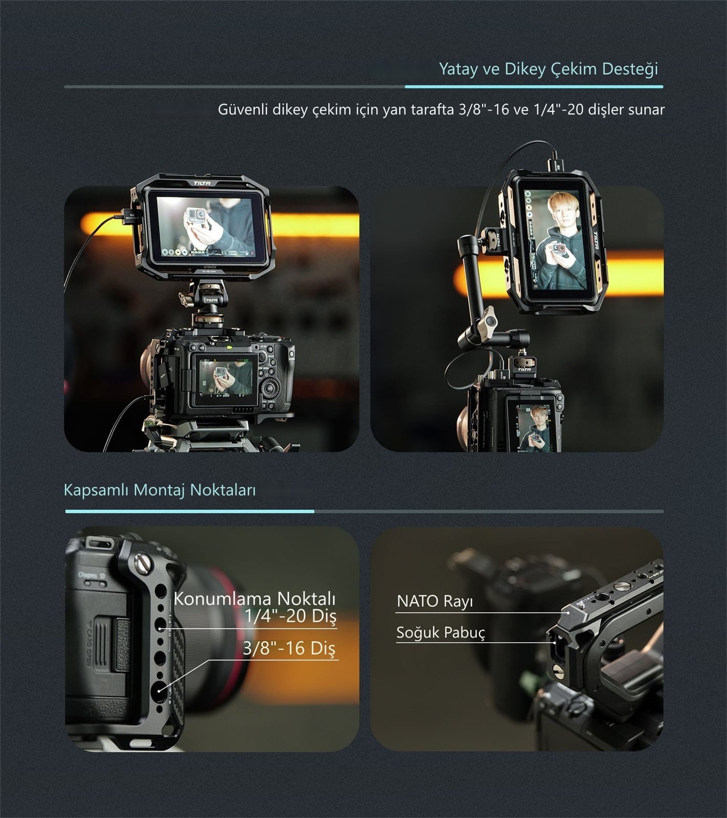 Tilta Canon C50 Kamera Kafesi Temel Kit