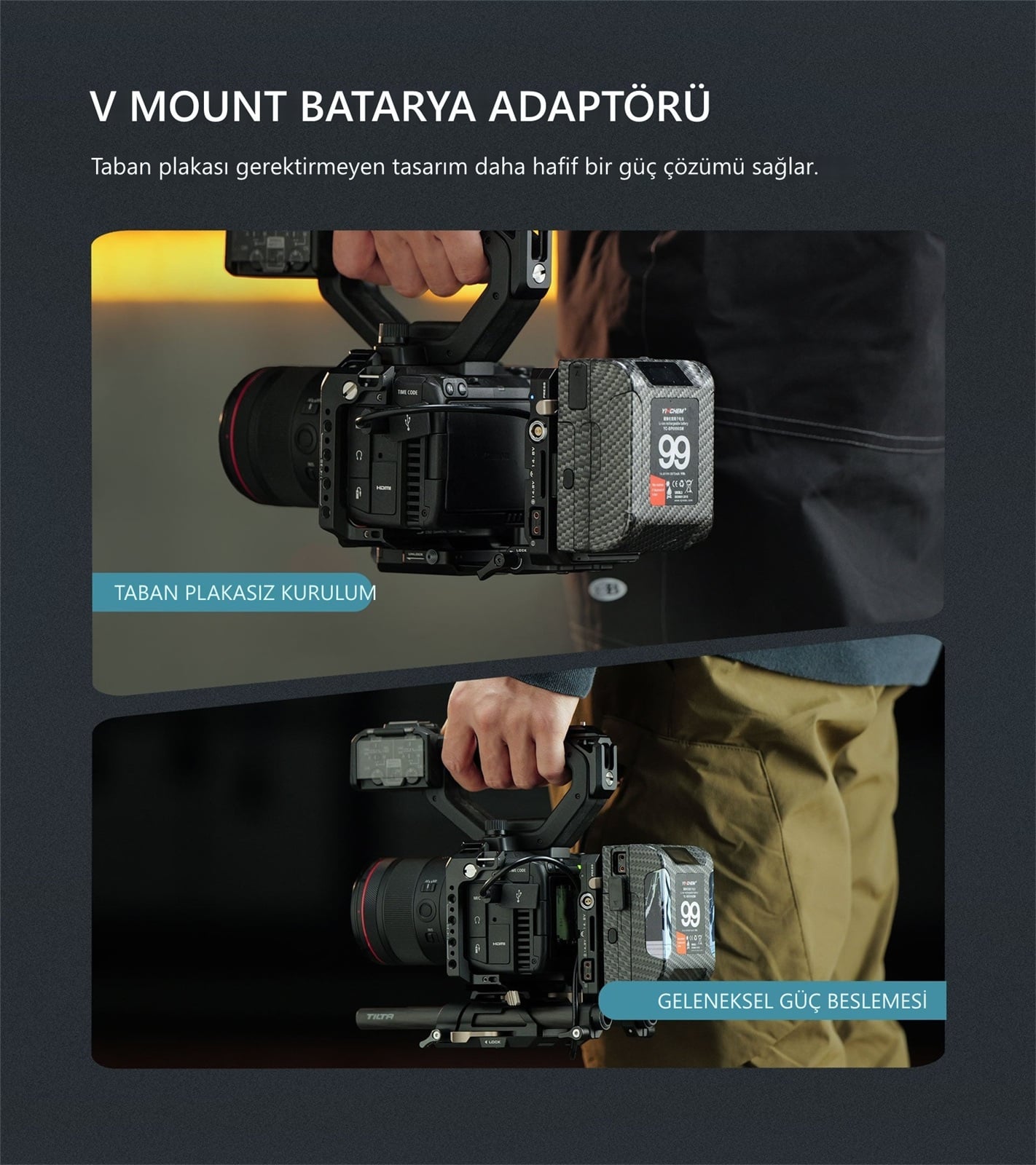 Tilta Canon C50 Kamera Kafesi Temel Kit