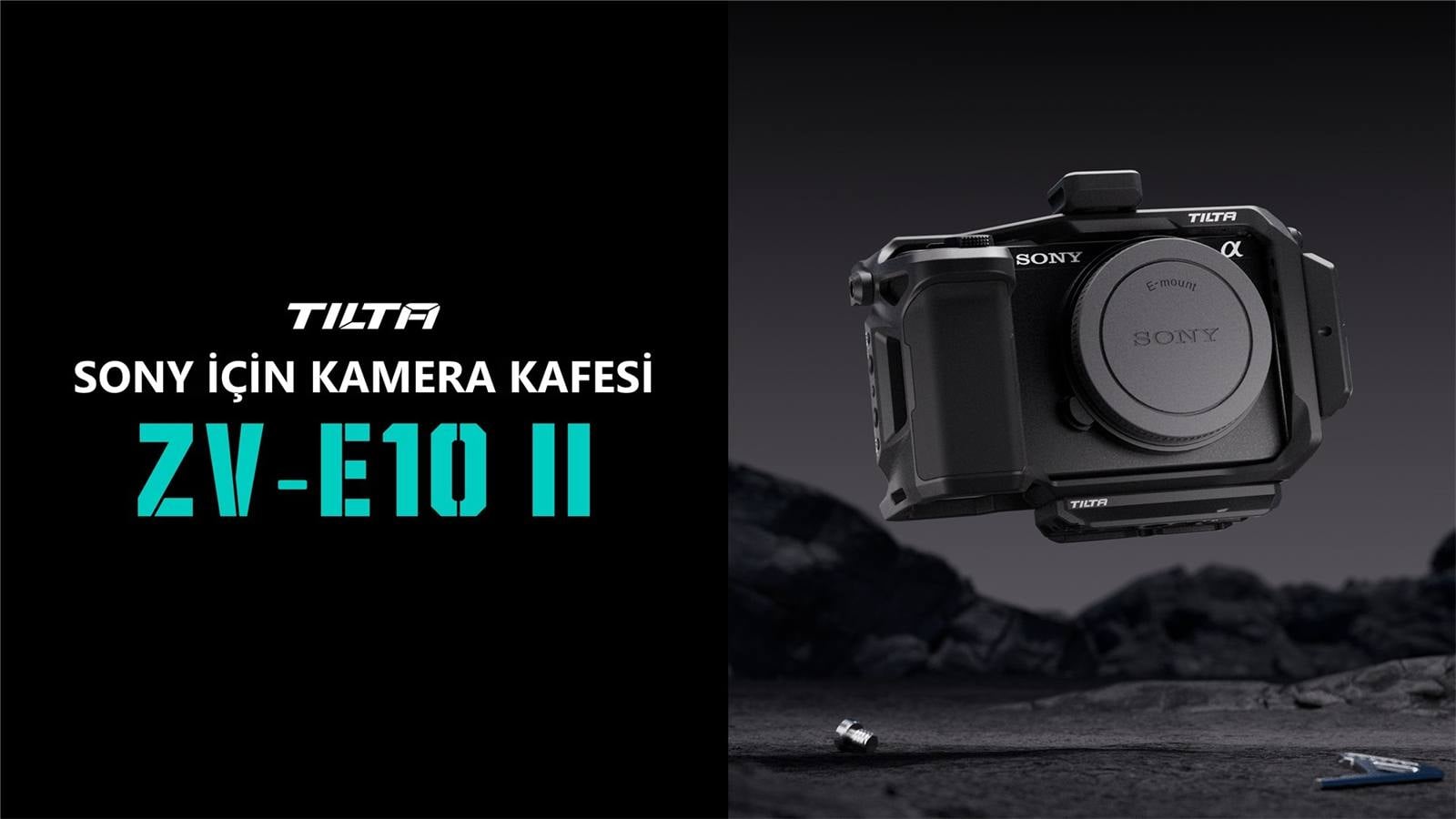 Tilta Sony ZV-E10 II için Tam Kamera Kafesi – Siyah
