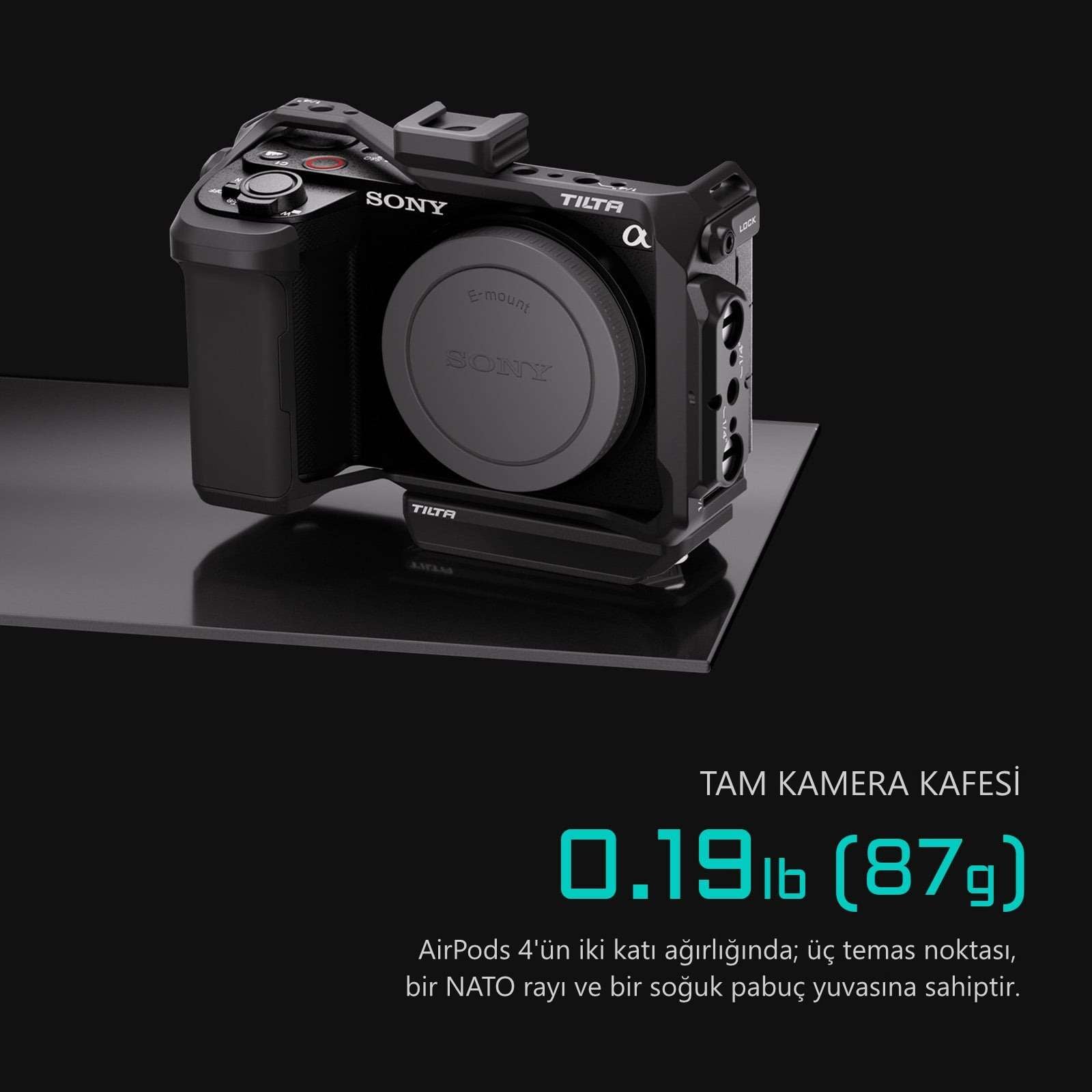 Tilta Sony ZV-E10 II için Tam Kamera Kafesi – Siyah