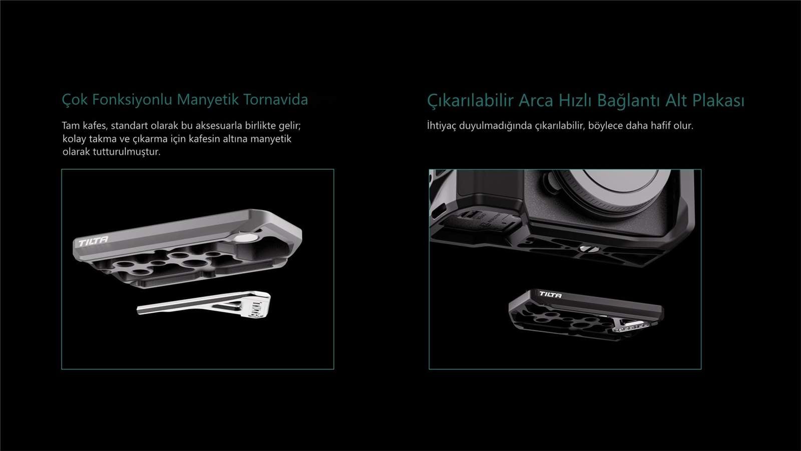 Tilta Sony ZV-E10 II için Tam Kamera Kafesi – Siyah