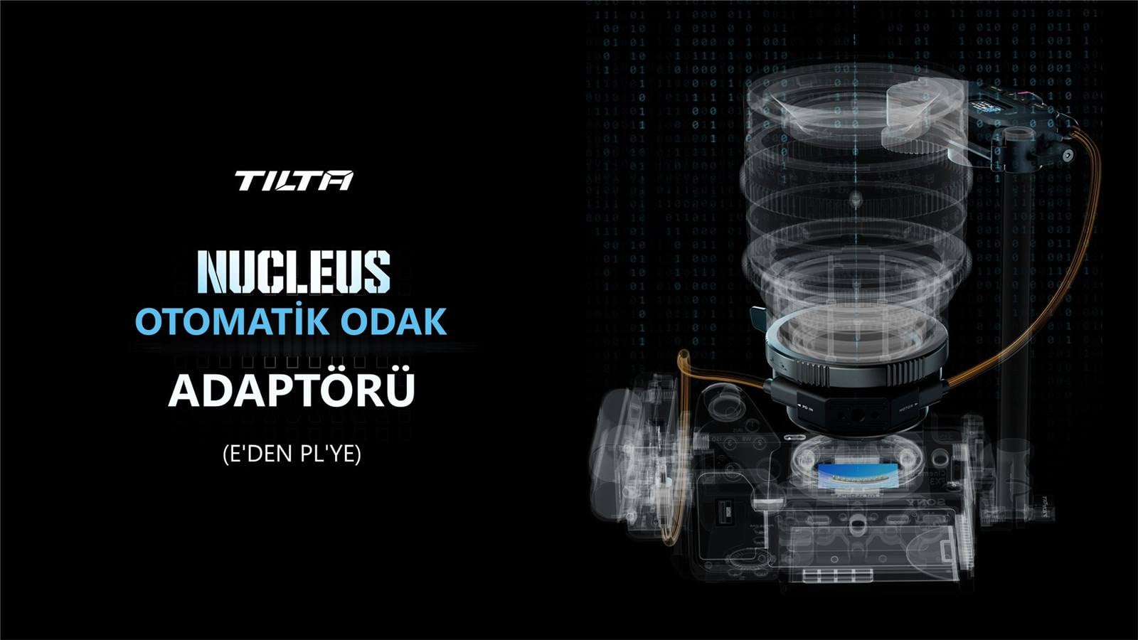 Tilta Nucleus Otomatik Odak Adaptörü (E - PL) Çift Nano II Motor Kiti