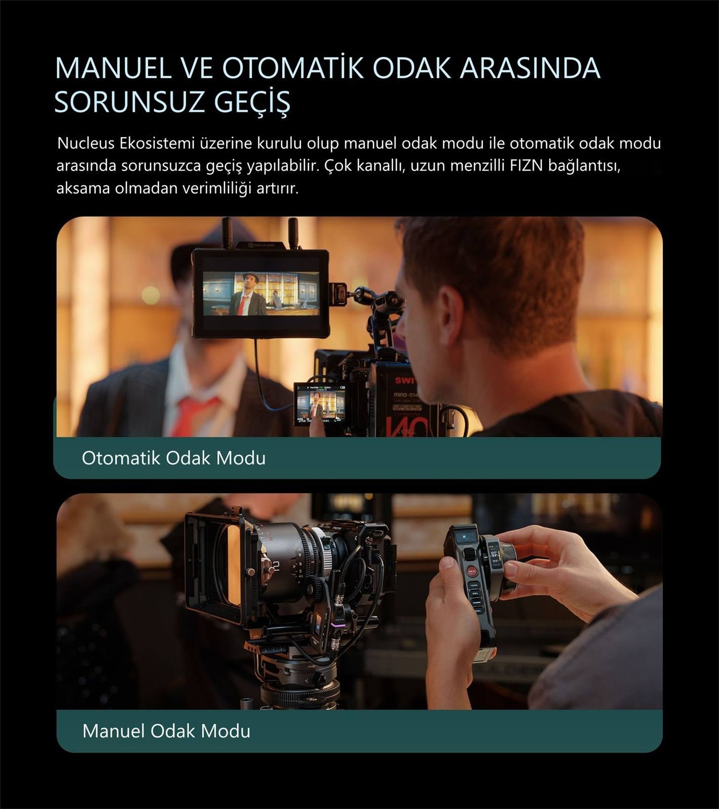 Tilta Nucleus Otomatik Odak Adaptörü (E - PL) Çift Nano II Motor Kiti