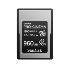 SanDisk PRO-CINEMA CFexpress Type A Kart 480GB Hafıza Kartı