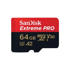 SanDisk Extreme Pro microSDXC UHS-I Card - 64 GB