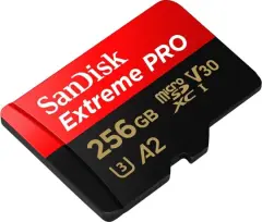 SanDisk Extreme Pro microSDXC UHS-I Card - 256 GB