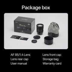 Viltrox AF 85mm F1.4 Pro Tam Kare Lens Sony E-Mount