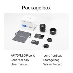 Viltrox AF 75mm F1.8 EVO APS-C Lens Fujifilm X-Mount
