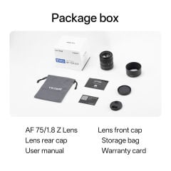 Viltrox AF 75mm F1.8 EVO APS-C Lens Nikon Z-Mount